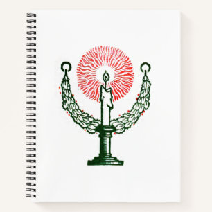 Carnet Bougie de Noël traditionnelle