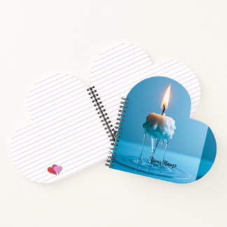 Carnet Bougie flottante élégante