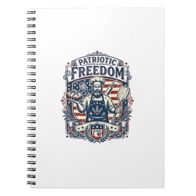 Carnet Boulanger Sourdough Patriotique (Devant)