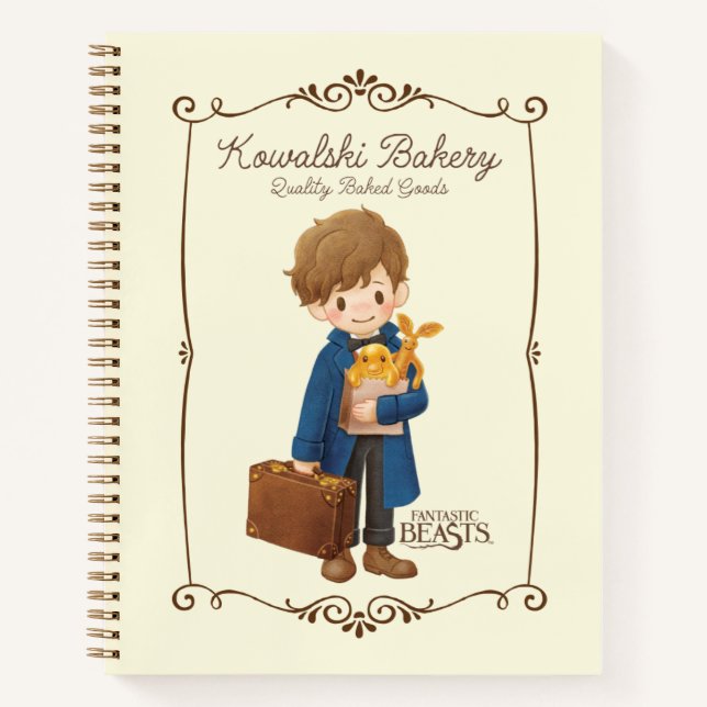 Carnet Boulangerie Kowalski - Newt Scamander (Devant)