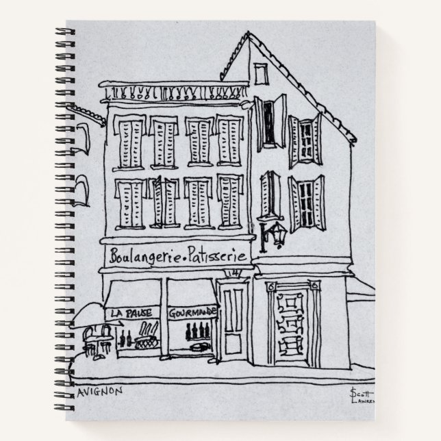 Carnet Boulangerie Patisserie, Avignon (Devant)