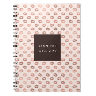 Carnet Boule à lèvres rose rose rose rose personnalisée K