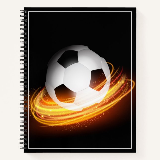Carnet Boule De Football Ordinateur Portable (Devant)