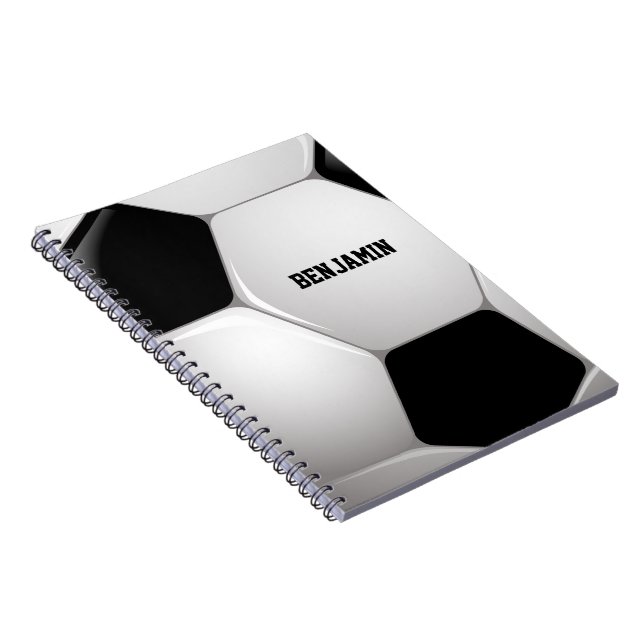 Carnet Boule de football personnalisable (Côté Droit)