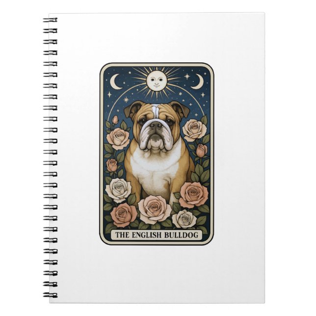 Carnet Bouledogue anglais (Devant)