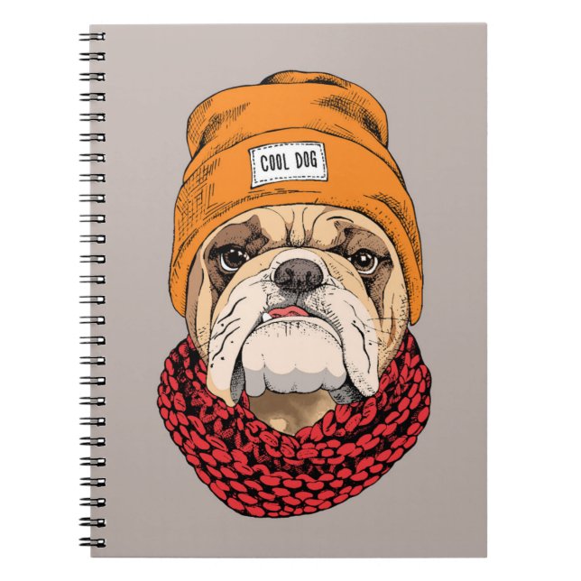 Carnet Bouledogue frais (Devant)