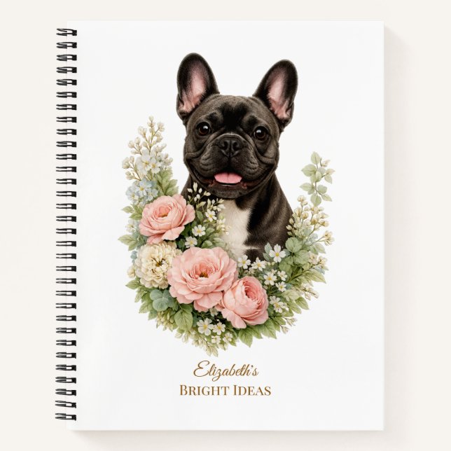 Carnet Bouledogue Français (Devant)