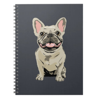 Carnet Bouledogue Français Crème