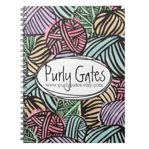 Carnet Boules colorées de griffonnage de crochet de