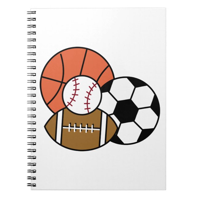 Carnet Boules de sport (Devant)