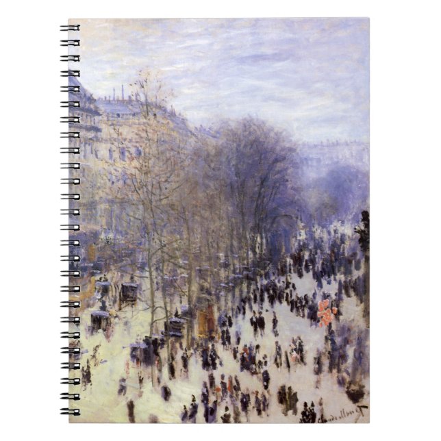 Carnet Boulevard des Capucines par Claude Monet, Art nouv (Devant)