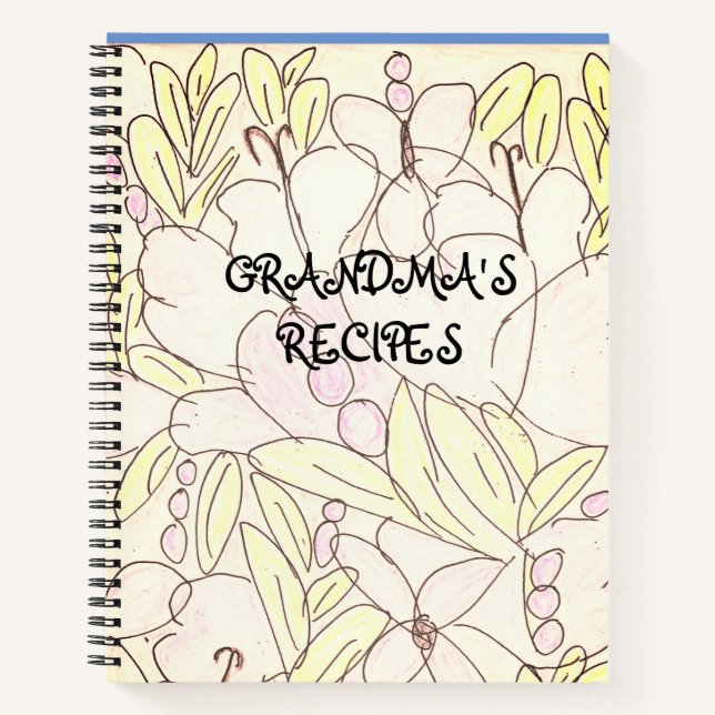 Carnet Bountiful Blossoms Recettes de grand-mère (Devant)