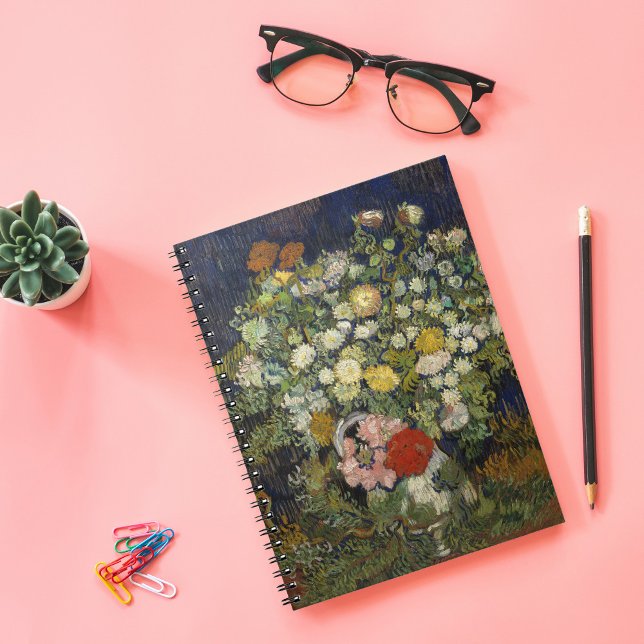 Carnet Bouquet de fleurs dans un vase | Vincent van Gogh (Créateur téléchargé)