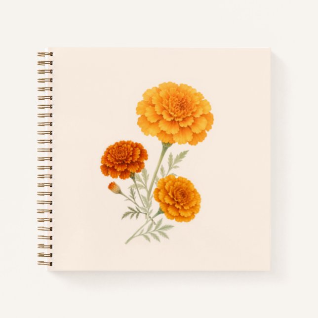 Carnet Bouquet de Souci (Devant)