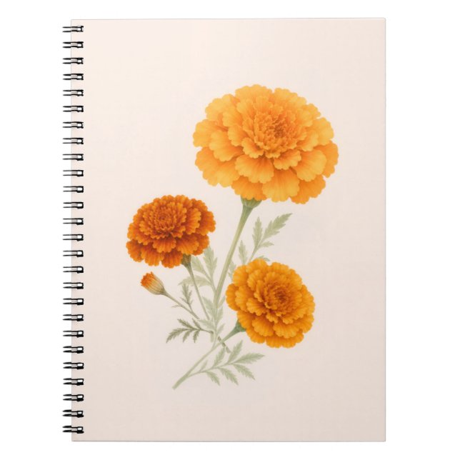 Carnet Bouquet de Souci (Devant)