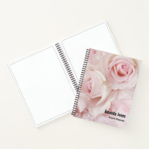 Carnet Bouquet Élégant Roses Roses Roses Roses vintages