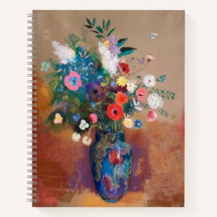 Carnet Bouquet of Wild Field Flowers - Odilon Redon