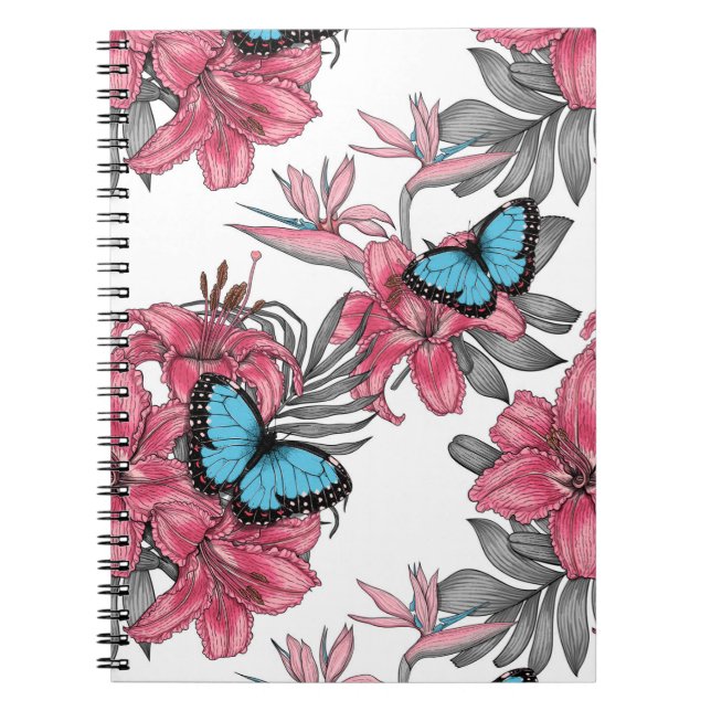 Carnet Bouquet tropical (Devant)