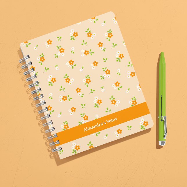Carnet Bouquets de Marguerites Florales de Printemps Pers (Créateur téléchargé)