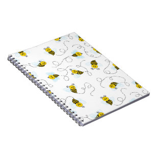 Carnet Bourdon Volant Jaune Noir