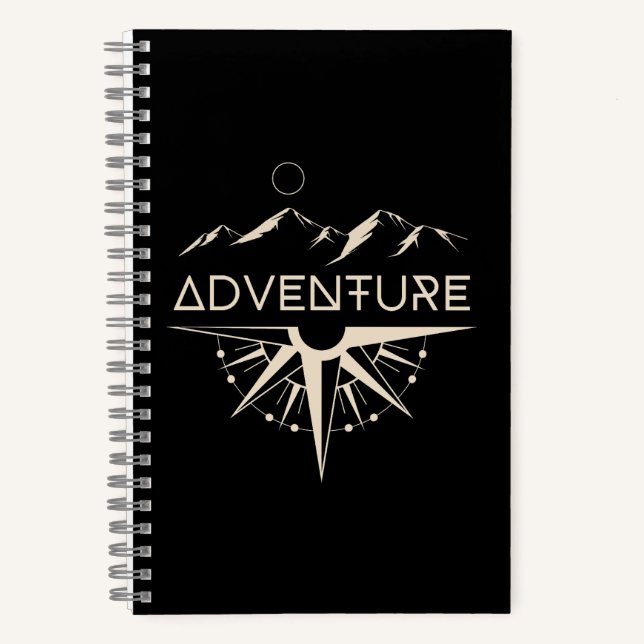 Carnet Boussole d'aventure Montagnes (Recto)