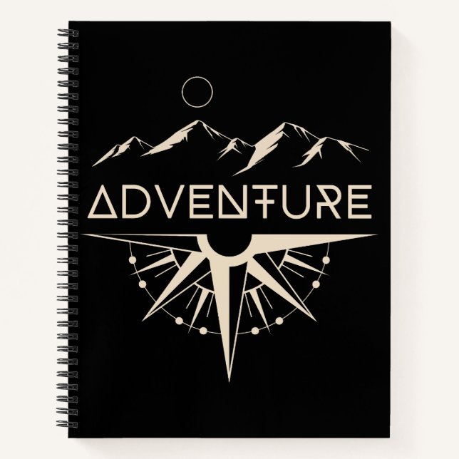 Carnet Boussole d'aventure Montagnes (Devant)
