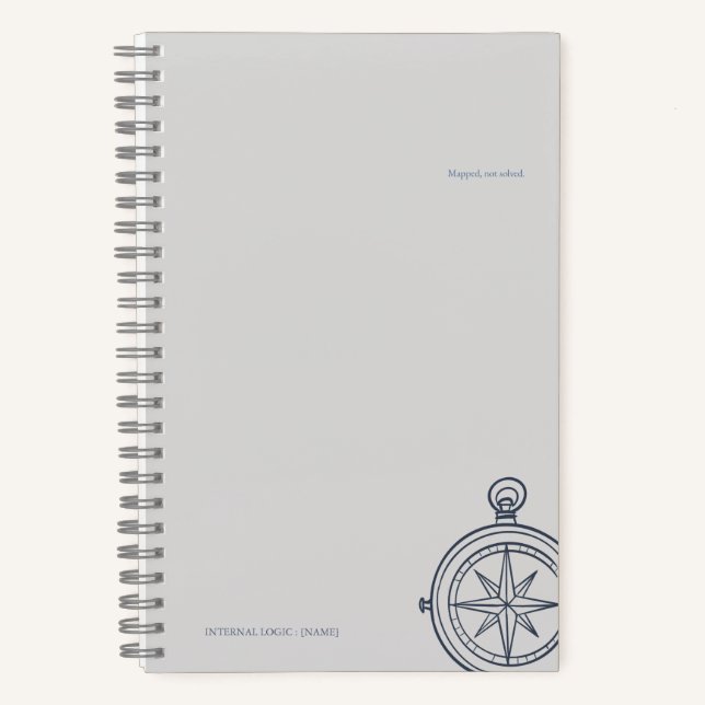 Carnet Boussole-Midnight Cartographer  (Recto)
