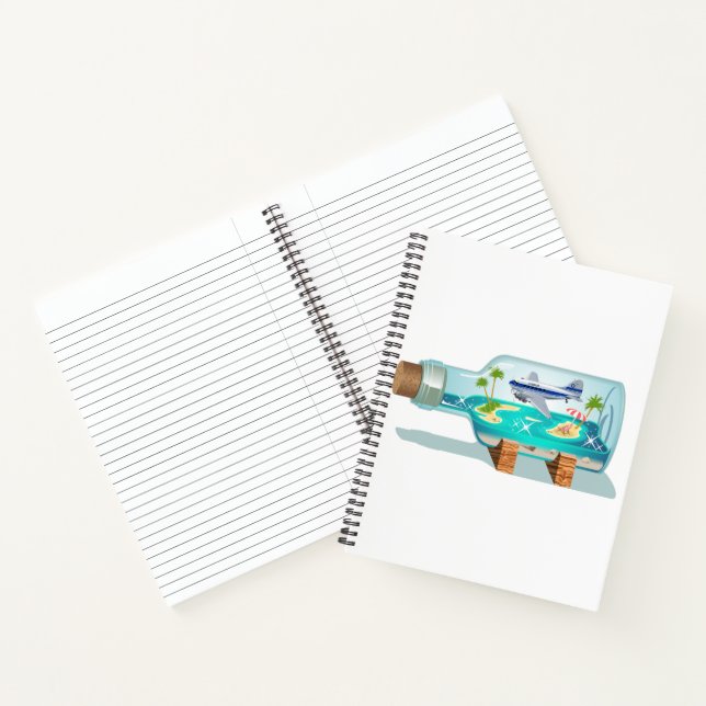 Carnet Bouteille souvenir de dessin (Intérieur)