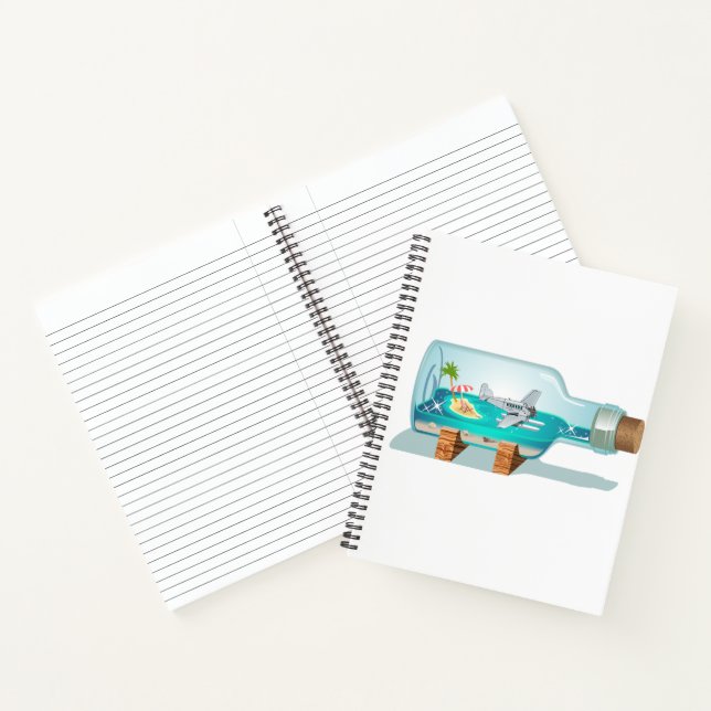 Carnet Bouteille souvenir de dessin (Intérieur)