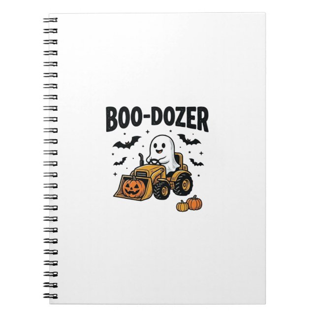 Carnet Bouteur fantôme Halloween Design de bouteur_1 (Devant)