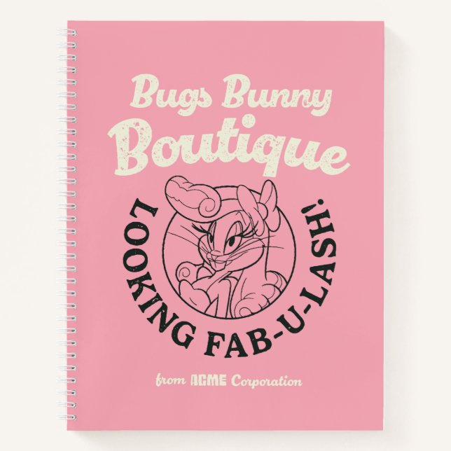 Carnet Boutique BUGS BUNNY™ - Fab-U-Lash à l'air ! (Devant)