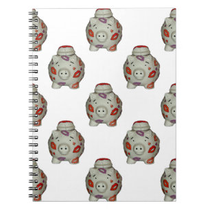Carnet Bouton à lèvres adorable