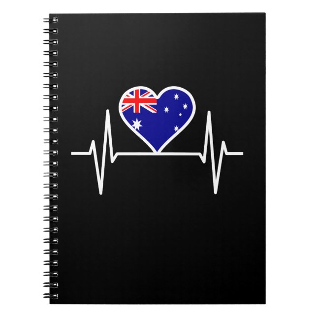 Carnet Bouton du drapeau australien (Devant)