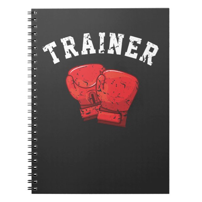 Carnet Boxer Entraînement Boxer Coach personnel Entraînem (Devant)