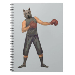 Carnet Boxeur vintage Westie