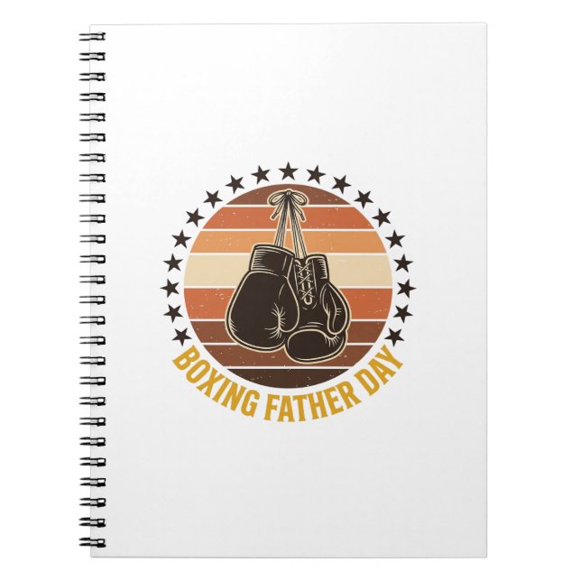 Carnet Boxing Father Day Vintage Gloves Shirt Design_1 (Devant)