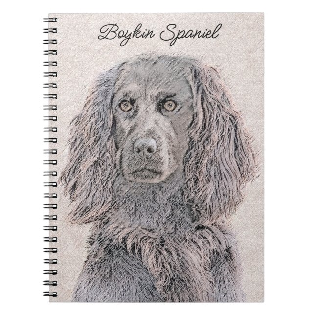 Carnet Boykin Peinture Espagnole - Cute Original Chien Ar (Devant)