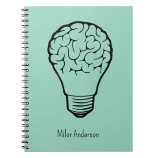 Carnet Brain Lamp - Creative Thinking Notebook- Mapping 