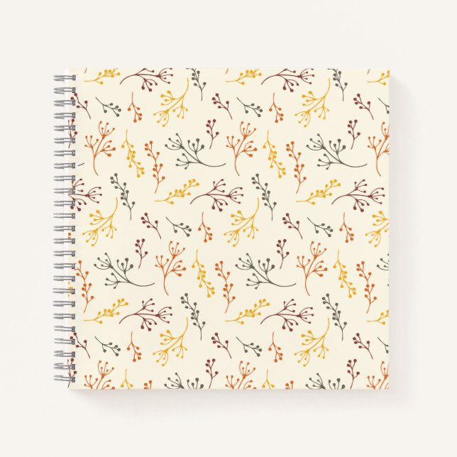 Carnet Branches d'automne (Devant)