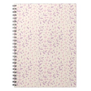 Carnet Branches de Prairie aux Teintes Printanières de Ro