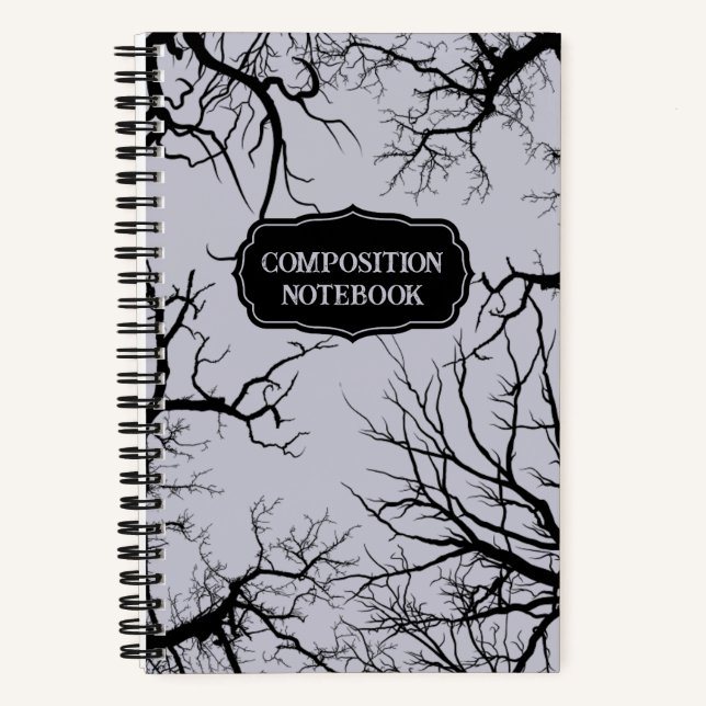 Carnet Branches nues éffrayantes Goth (Recto)