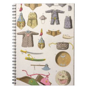 Carnet Bras militaires et habillement chinois,