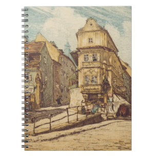 Carnet Bratislava par Richard Lux Siècle Eau-forte coloré