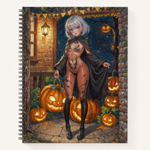 Carnet Brave Halloween Fille Trick or Treat Body Painting