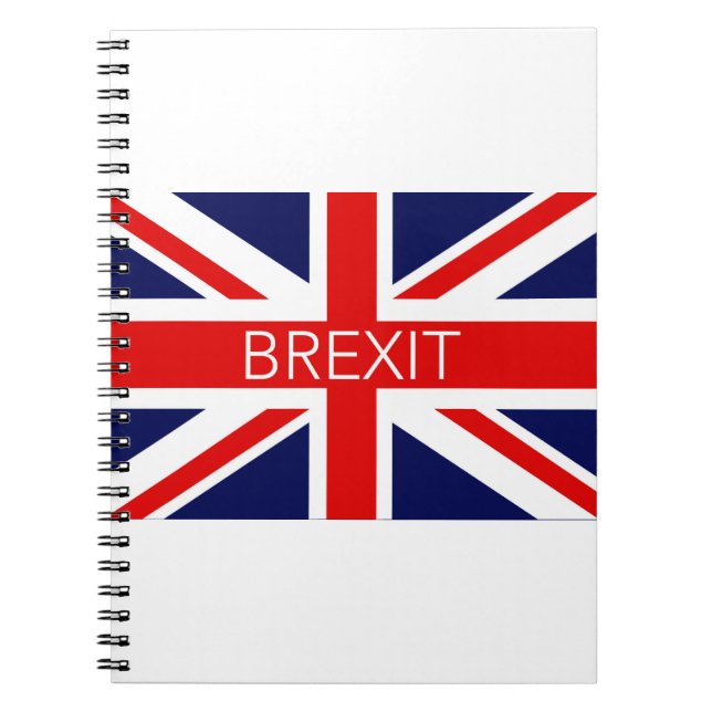 CARNET BREXIT UNION JACK - IMAGE DE HAUTE QUALITÉ (Devant)