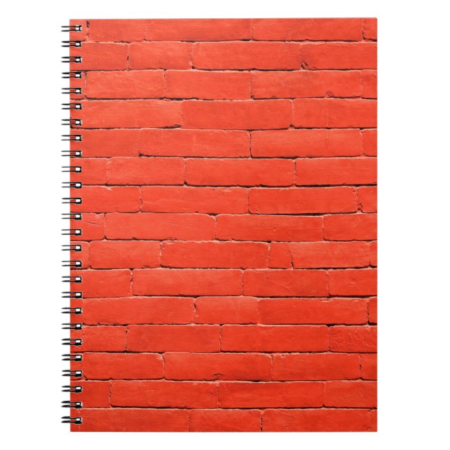 Carnet Brick wall wall red bricks (Devant)