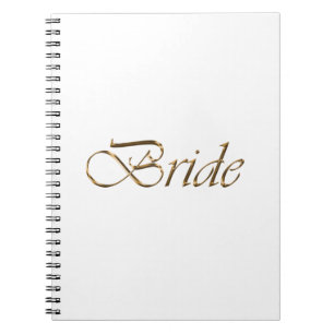 Carnet Bride, gold script elegant chic white wedding