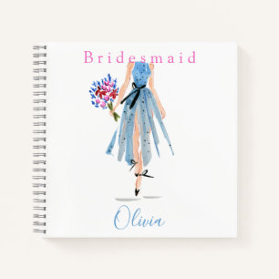 Carnet Bridesmaid fait d'honneur Proposition Fleurs de mo