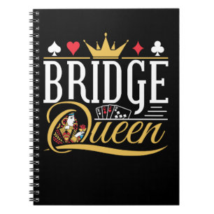 Carnet Bridge Queen Card Game Women