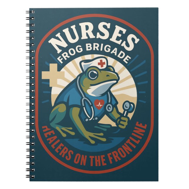 Carnet Brigade de grenouilles des infirmières – Les guéri (Devant)